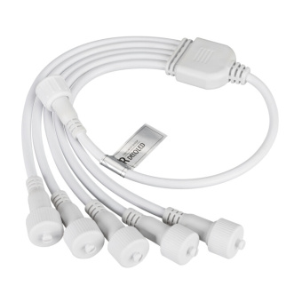 1Ленты светодиодные коннектор питания ard-classic-sync-rgb white (230v, 5 ports) (ardecoled, закрытый) | 031805 | arlight выгодная цена