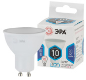 Лампы (источники света) лампа светодиодная std led mr16-10w-840-gu10 gu10 10 вт софит нейтральный белый свет | б0057180 | эра выгодная цена