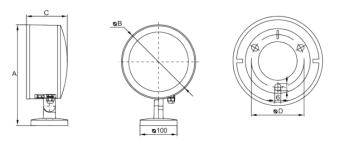 1Светильники (Осветительные приборы) прожектор светодиодный архитектурный накладной gloss led 20 d100 2700k 19 вт ip66 | 1101800550 | световые технологии выгодная цена