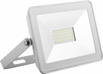 1Прожекторы прожектор светодиодный sfl90-30 2835smd 30w 6400k ac220v/50hz ip65, белый в компактном корпусе, 150*27*110 мм | 55072 | saffit выгодная цена