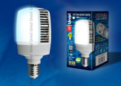 Лампы (источники света) лампа светодиодная промышленная led-m105-70w/nw/e40/fr alv02wh led мощная, мат.. серия venturo. 4000к | ul-00001813 | uniel выгодная цена