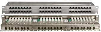 1Патч-панели pphd-19-48-8p8c-c6-sh-110d патч-панель высокой плотности 19", 1u, 48 портов rj-45, полный экран, категория 6, dual idc | 420642 | hyperline выгодная цена