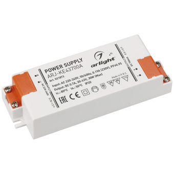1Ленты светодиодные блок питания arj-ke43700a (30w, 700ma, pfc) | 021873 | arlight выгодная цена