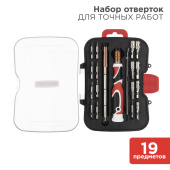 Инструмент ручной набор отверток 19 предметов | 12-4771 | rexant выгодная цена