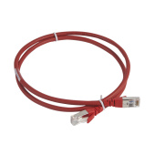 Шкафы и стойки телекоммуникационные 19 коммутационный шнур rj 45 - категория 6а - s/ftp - lszh -экранированный - 1 м - красный | 051870 | legrand выгодная цена