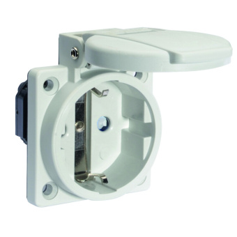 1Разъемы промышленные розетка панельная schuko фланец 50х50 schuko ip54 qc 16a 250v серая i 7110009-bals i bals выгодная цена