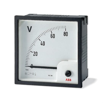 1Измерительное оборудование вольтметр перем.тока vlm 1/300v | 2csm110190r1001 | abb выгодная цена