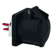 Разъемы промышленные розетка панельная 3р(2p + pe) 32а 230 qc ip44 i 130272-bals i bals выгодная цена