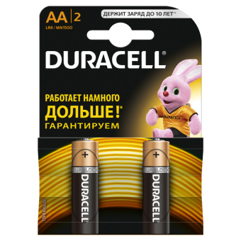 1Элементы питания и аккумуляторы элемент питания duracell lr6-2bl basic | б0026814 | duracell выгодная цена