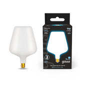 Лампы (источники света) лампа светодиодная filament v160 9w 890lm 4100к е27 milky led 1/6 | 1016802209 | gauss выгодная цена