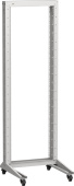 Шкафы и стойки телекоммуникационные 19 itk linea f стойка 1-рамная на рол. 47u 600х600мм серая | lf35-47u66-1rm | itk выгодная цена