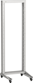 1Шкафы и стойки телекоммуникационные 19 itk linea f стойка 1-рамная на рол. 47u 600х600мм серая | lf35-47u66-1rm | itk выгодная цена