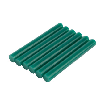 1Инструмент ручной клеевые стержни , ?11 мм, 100 мм, зеленые, 6 шт., блистер | 09-1228 | rexant выгодная цена