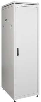 1Шкафы и стойки телекоммуникационные 19 шкаф сетевой 19" linea n 18u 600х600 мм металлическая передняя дверь серый | ln35-18u66-m | itk выгодная цена