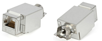 1Розетки, адаптеры и модули Keystone вставка keystone jack kj2-8p8c-c6-90-sh-f-wh rj-45(8p8c), категория 6, экранированная, dual idc, белая | 24414 | hyperline выгодная цена