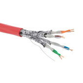 Кабель витая пара (UTP, FTP) кабель cat 5е, u/ftp, нг(а)-frhf, бухта 305м, красный | rn5eufa04rd | dkc выгодная цена