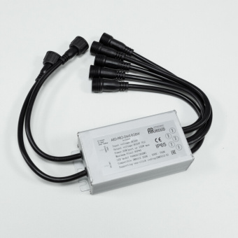 1Ленты светодиодные коннектор питания ard-pro-dmx rgbw (24v, 5x190pix) (ardecoled, закрытый) | 032275 | arlight выгодная цена