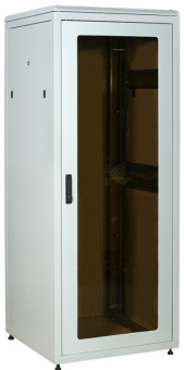 1Шкафы и стойки телекоммуникационные 19 linea n 47u 800х800мм стекл. пер. дв. задн. металл. сер. | ln35-47u88-gm | itk выгодная цена