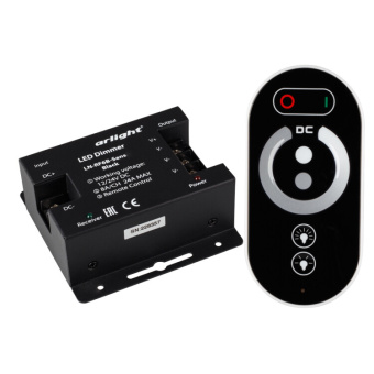 1Ленты светодиодные диммер ln-rf6b-sens black (12-24v, 3x8a) | 023377 | arlight выгодная цена