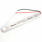 Ленты светодиодные трансформатор электронный для светодиодной ленты 18w 12v ( драйвер) , lb001 | 48010 | feron выгодная цена