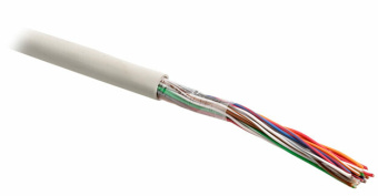 1Кабель витая пара (UTP, FTP) uutp10-c3-s26-in-pvc-gy кабель витая пара, неэкранир. u/utp, категория 3, 10 пар (26 awg),одножил. (solid), pvc, серый | 36544 | hyperline выгодная цена