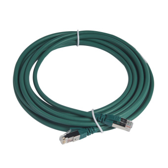 1Шкафы и стойки телекоммуникационные 19 коммутационный шнур rj 45 - категория 6а - s/ftp - lszh - экранированный - 5 м - зеленый | 051869 | legrand выгодная цена