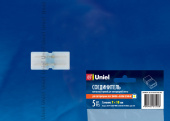 Ленты светодиодные коннекторы для светодиодной ленты 220в 3528, 2 контакта utc-k-12/a67-nnn clear 005 polybag прозрачный 5 шт/упак | 10824 | uniel выгодная цена
