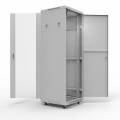 Шкафы и стойки телекоммуникационные 19 19" напольный шкаф серии standart 22u 600х600 мм, передняя дверь стекло, задняя дверь металл, ral 7035 (состоит из 2 частей) | 04-2313 | rexant выгодная цена
