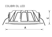 Светильники (Осветительные приборы) светильник светодиодный дво colibri dl led 15 b 14 вт 4000k ем ip40/ip20 бап ч | 1170003320 | световые технологии выгодная цена