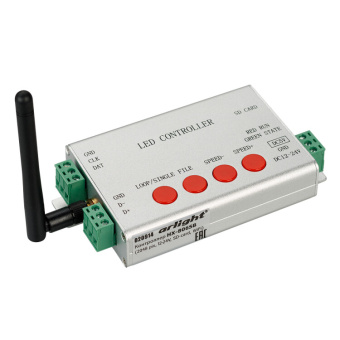 1Ленты светодиодные контроллер hx-806sb (2048 pix, 12-24v, sd-card, wifi) | 020914 | arlight выгодная цена