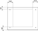1Шкафы, боксы и аксессуары цельная плата каб. ввода sm 800x600 | nsysmec86 | schneider electric выгодная цена