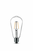 Лампы (источники света) лампа светодиодная classic 6-60w st64 e27 830 cl n | 929001975013 | philips выгодная цена