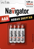 Элементы питания и аккумуляторы элемент питания nbt-ne-lr03-bp4 | 94751 | navigator выгодная цена