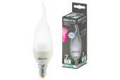 Лампы (источники света) лампа светодиодная led 7вт e14 230в 4000к wfс37 свеча | sq0340-0174 | tdm выгодная цена