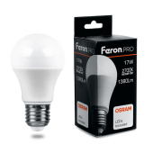 Лампы (источники света) лампа светодиодная .pro lb-1017 шар e27 17w 2700k osram led | 38038 | feron выгодная цена