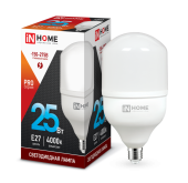Лампы (источники света) лампа светодиодная led-hp-pro 25вт 230в e27 4000к 2250лм | 4690612031057 | in home выгодная цена