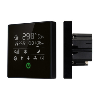 1Ленты светодиодные intelligent arlight панель-термостат knx-113-35-in (aux, 20-30v, ext.t-sensor) | 025670 | arlight выгодная цена
