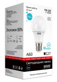 Лампы (источники света) лампа светодиодная led 7вт e27 220в 4100к elementary a60 | 23227a | gauss выгодная цена