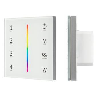 1Ленты светодиодные панель sens smart-p45-rgbw white (230v, 4 зоны, 2.4g) | 028140 | arlight выгодная цена