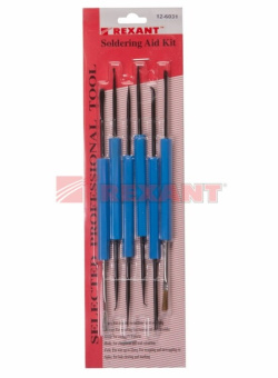 1Паяльное оборудование набор для пайки (6 предметов) (zd-151) | 12-6031 | rexant выгодная цена