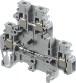 Клеммные соединения клемма m4/6.de1.d, 2-уровневая, 2 диода, 250в, 1а, 1 общий катод (нижний уровень, лев. вывод), винт 4мм.кв. | 1sna115371r2600 | te выгодная цена