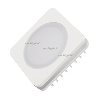 1Ленты светодиодные светодиодная панель ltd-80x80sol-5w white 6000k (arlight, ip44 пластик, 3 года) | 017632 | arlight выгодная цена