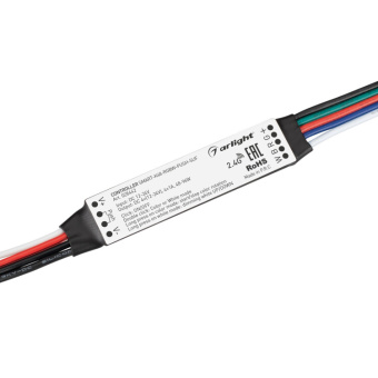 1Ленты светодиодные контроллер smart-k48-rgbw-push-suf (12-24v, 4x1a, 2.4g) (arlight, пластик) | 028442 | arlight выгодная цена