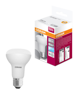 1Лампы (источники света) лампа светодиодная led star r63 7w, е27 ledsr6360 7w/840 230vfr e27 10x1 ru | 4058075282650 | osram выгодная цена