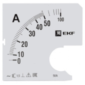 Измерительное оборудование шкала сменная для a961 50/5а-1,5 ekf proxima | s-a961-50 | ekf выгодная цена