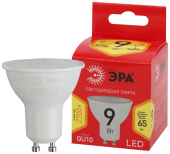Лампы (источники света) лампа светодиодная эко eco led mr16-9w-827-gu10 gu10 9вт софит теплый белый свет | б0044088 | эра выгодная цена
