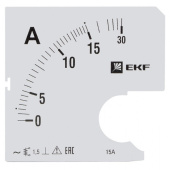 Измерительное оборудование шкала сменная для a961 15/5а-1,5 ekf proxima | s-a961-15 | ekf выгодная цена
