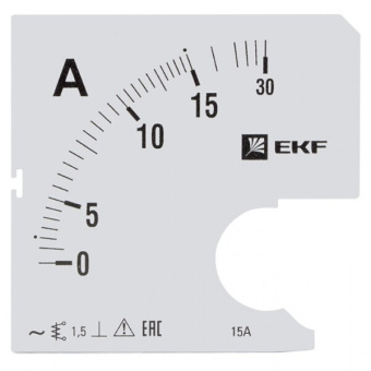 1Измерительное оборудование шкала сменная для a961 15/5а-1,5 ekf proxima | s-a961-15 | ekf выгодная цена