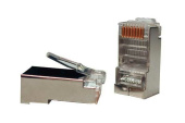 Разъемы RJ разъем под витую пару plug-8p8c-u-c5-sh-100 rj-45(8p8c) кат.5e (50 µ"/ 50м.дюй.),экранир.,универс.(д.одн.имногож.каб.) (100 шт) | 49375 | hyperline выгодная цена