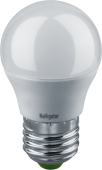 Лампы (источники света) лампа светодиодная led 7вт е27 230в 2700к nll-g45-7-230-2.7k-e27-dimm диммируемая | 94377 | navigator выгодная цена